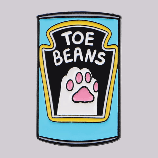 "Toe Beans" Cat Pin