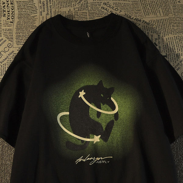 Load image into Gallery viewer, Meteor Cat T-Shirt
