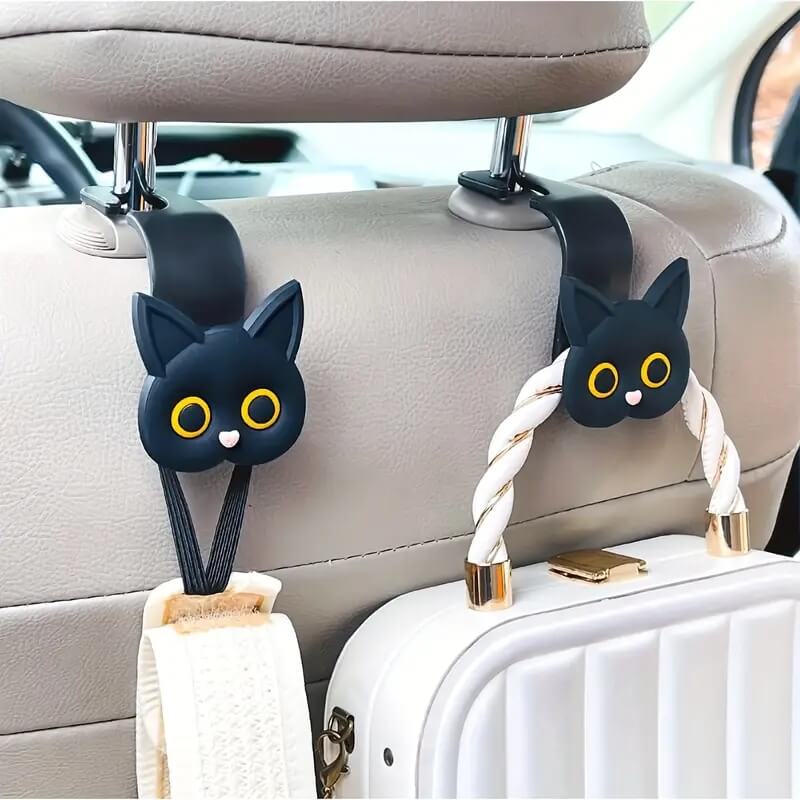 Cat Headrest Hook Set