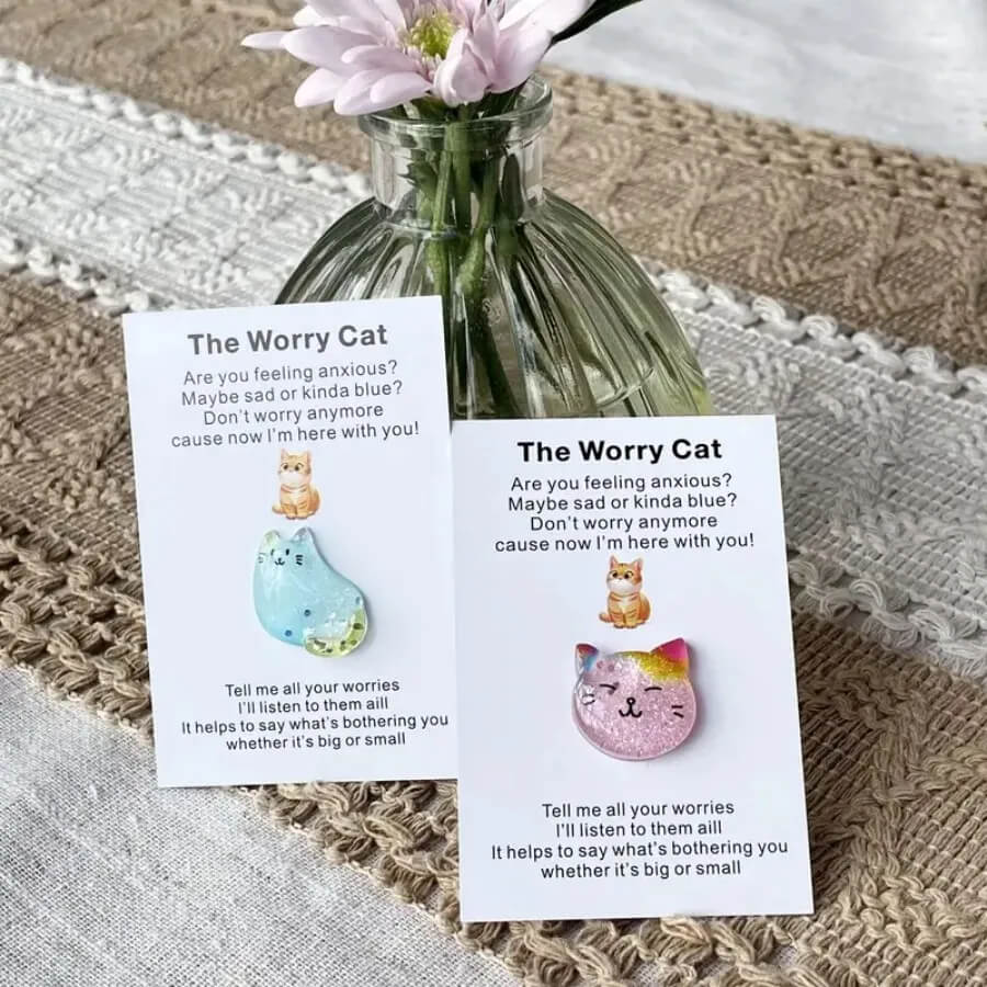 The Worry Cat Card