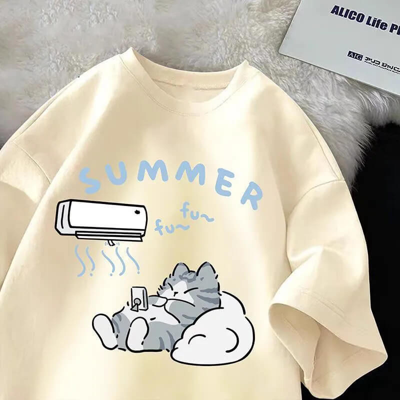 Summer Chill Cat T-Shirt