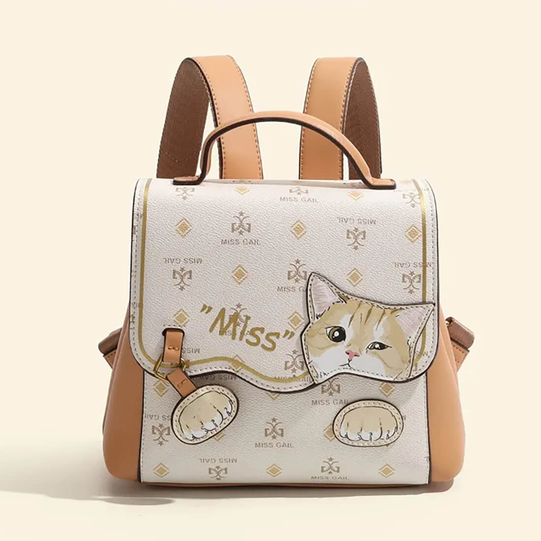 cat mini backpacks Cat Lady Mini Backpack – Meoweirdo