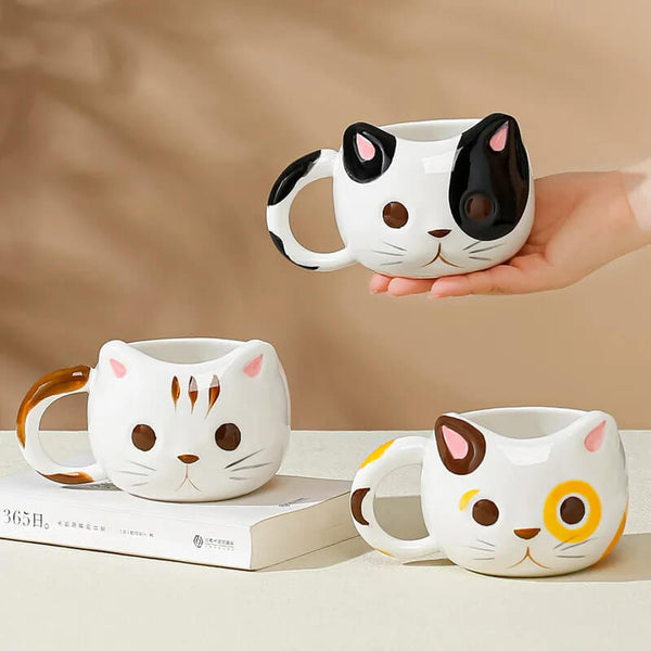 Load image into Gallery viewer, Cat Face Mug
