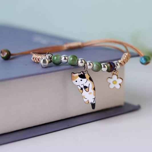Hanging Cat Bracelet
