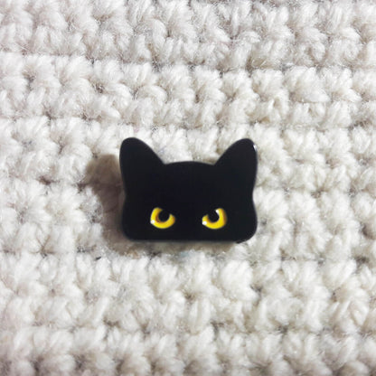 Cat Is Watching You Pin