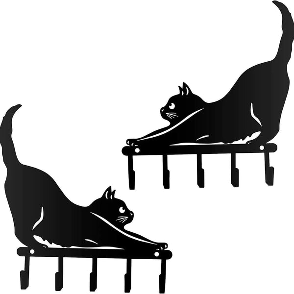 Load image into Gallery viewer, Black Cat Mini Hook Set
