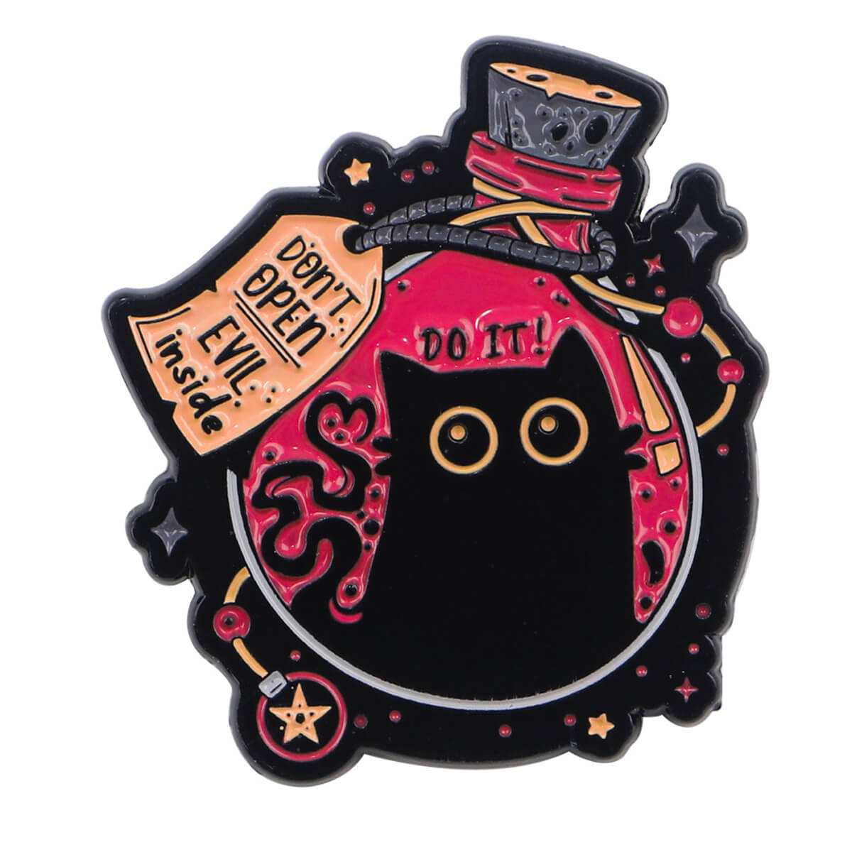 Evil Cat Portion Pin