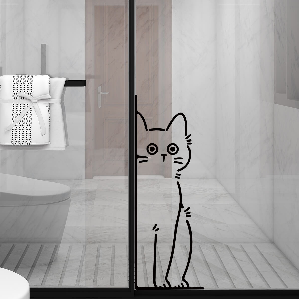 Curious Kitty Sticker Decal