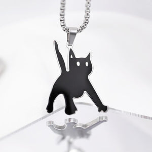 Scared Cat Necklace