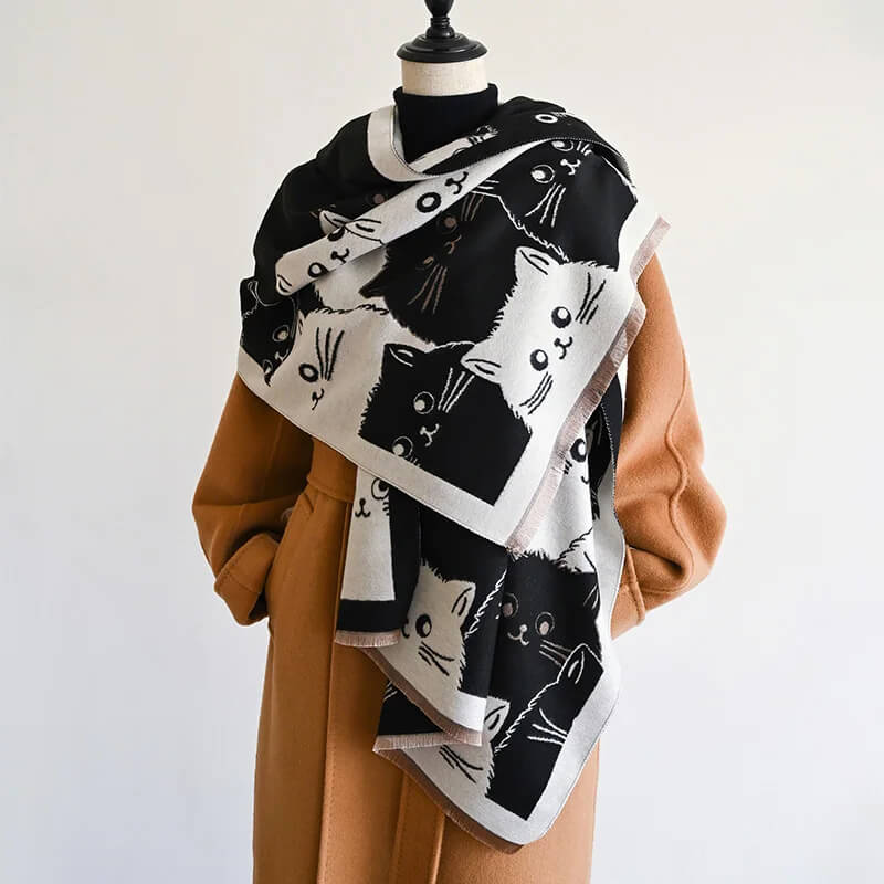 Cat Face Scarf