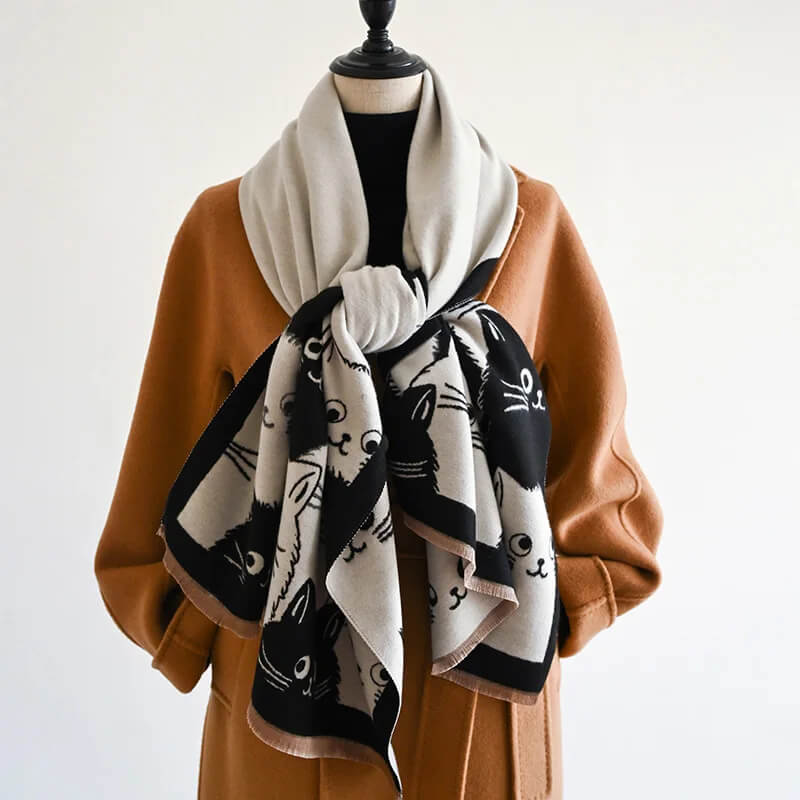 Cat Face Scarf