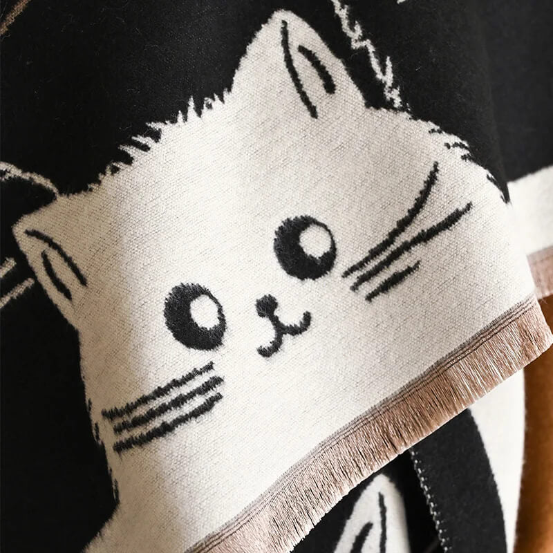Cat Face Scarf