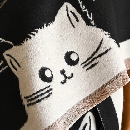 Cat Face Scarf