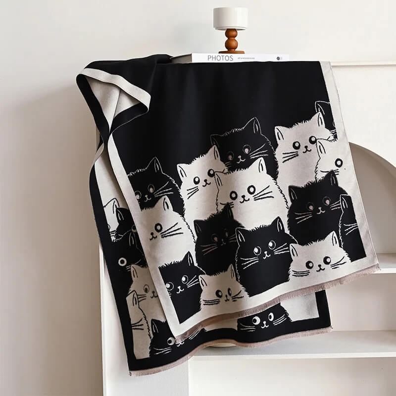 Cat Face Scarf
