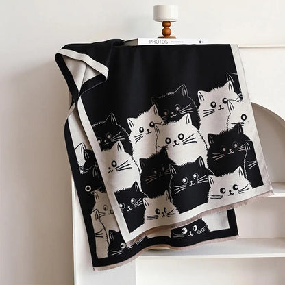 Cat Face Scarf