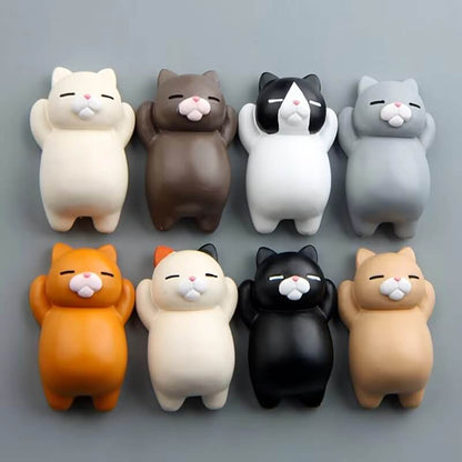 Fat Cat Fridge Magnets