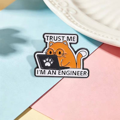 Engineer Cat Pin