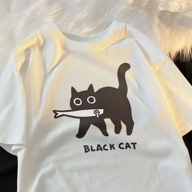 Black Cat T-Shirt