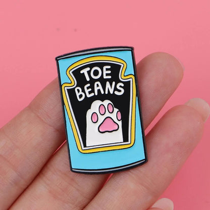 "Toe Beans" Cat Pin