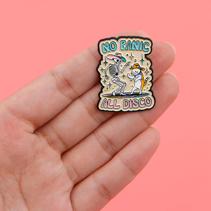 No Panic All Disco Cat Pin