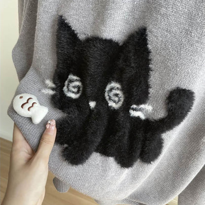 Dizzy Cat Sweater