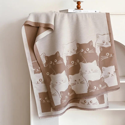 Cat Face Scarf