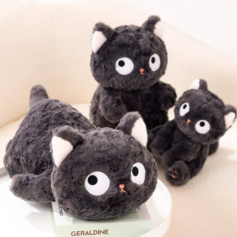 Adorable Black Cat Plush – Meoweirdo