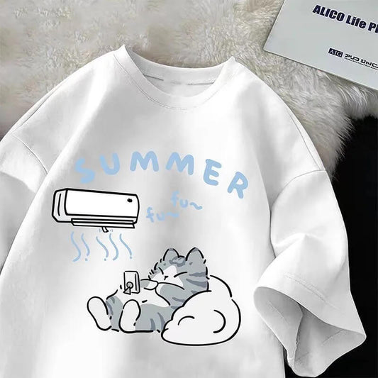 Summer Chill Cat T-Shirt