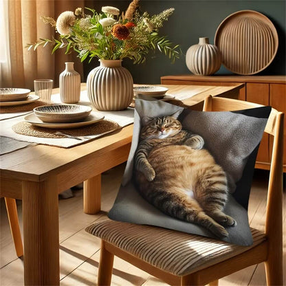 Sleepy Belly Cat Pillowcase