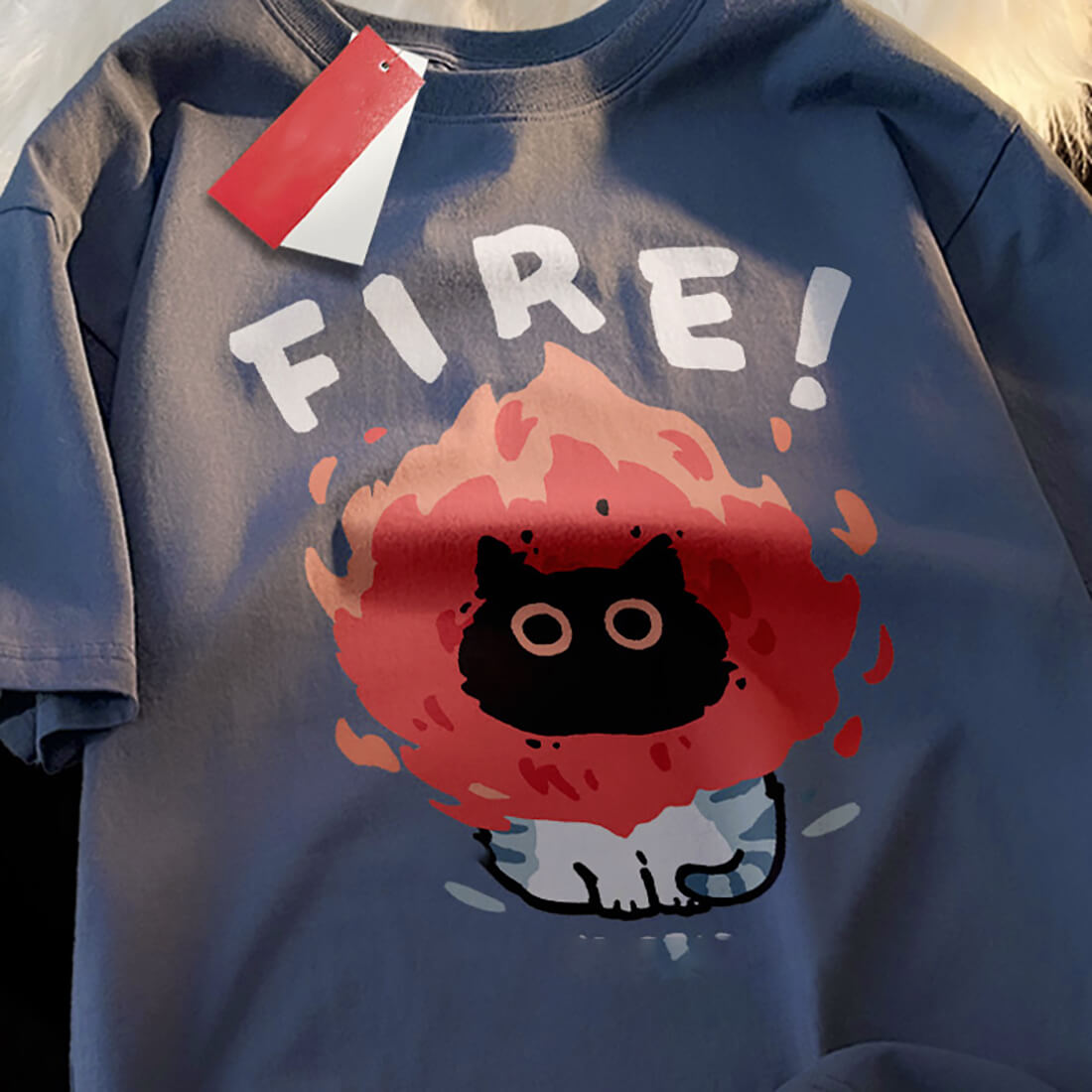 Fire! Cat T-Shirt