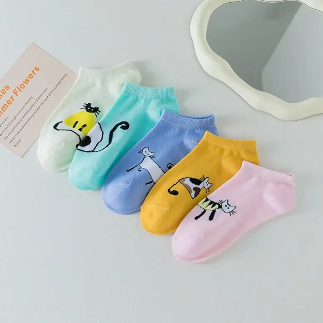 Cat Doodle Socks Set