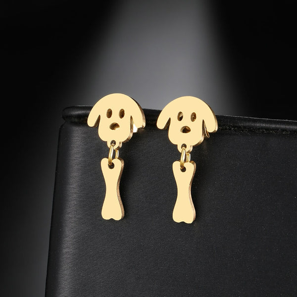 Load image into Gallery viewer, Dog &amp; Bone Earrings
