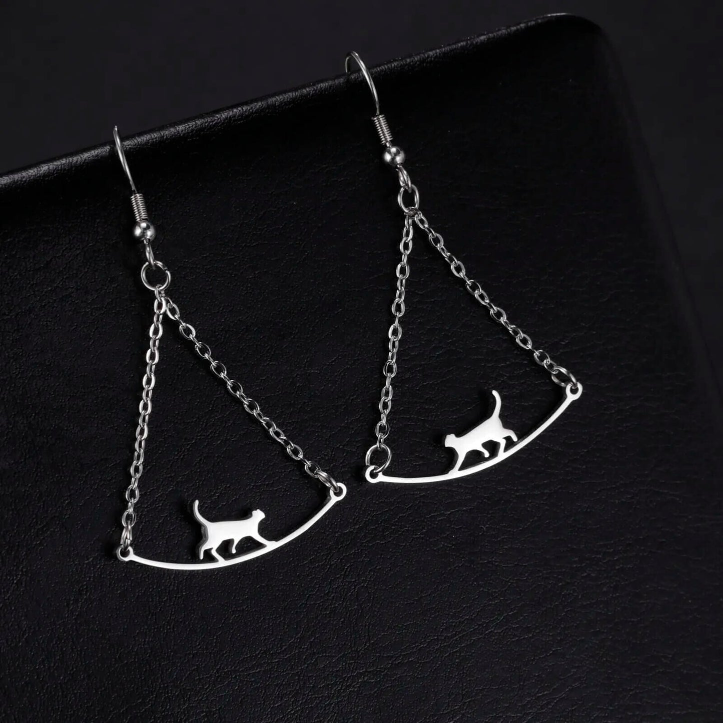 Walking Cat Earrings