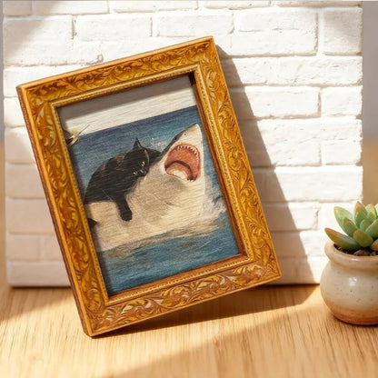 Cat Shark Fridge Magnet