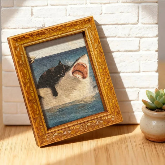 Cat Shark Fridge Magnet