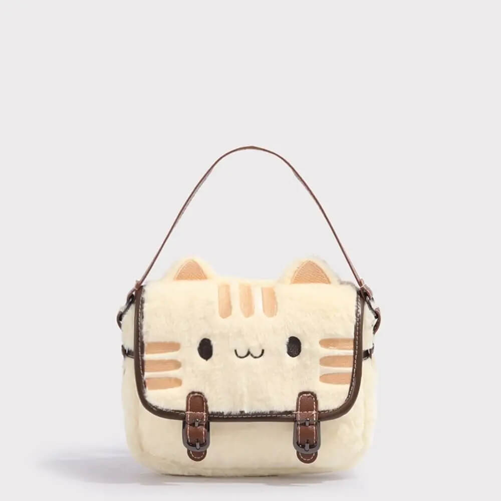 Cute Cat Plush Handbag