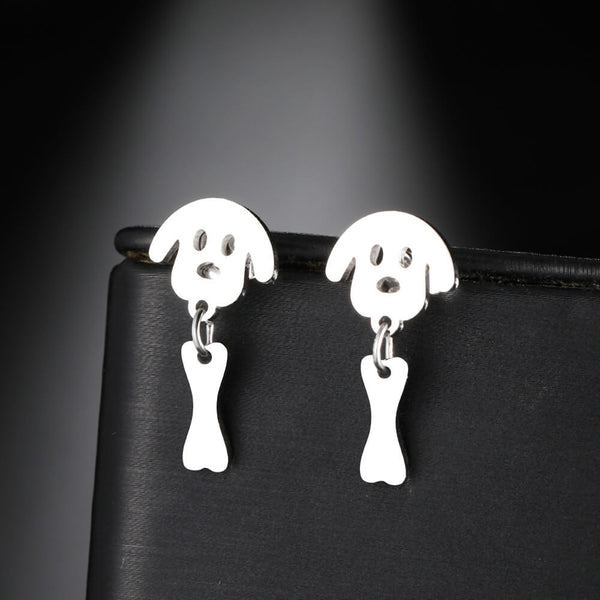 Load image into Gallery viewer, Dog &amp; Bone Earrings
