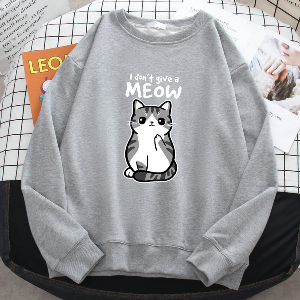 "Don't Give a MEOW" Sweatshirt