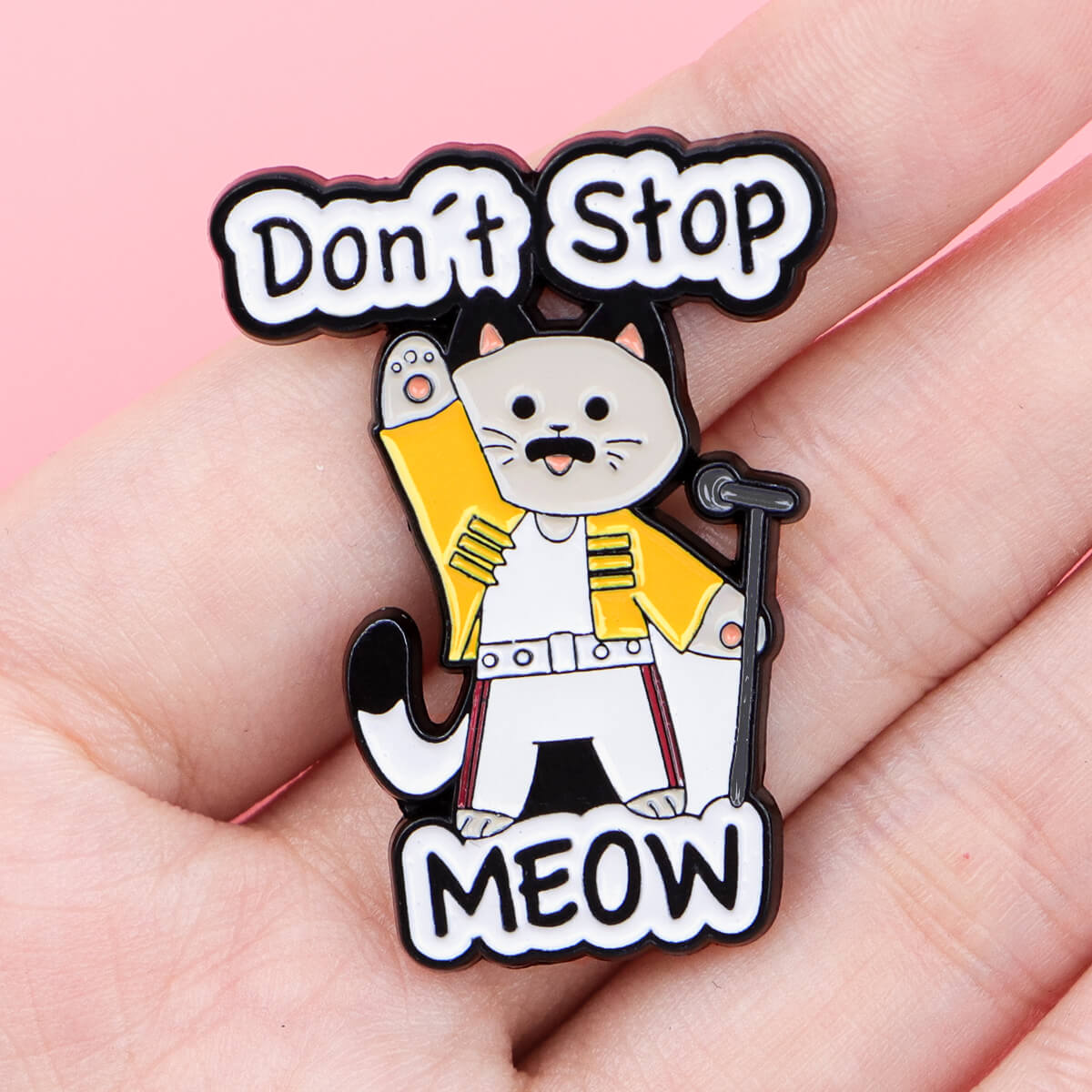 Don't Stop Meow Pin Set