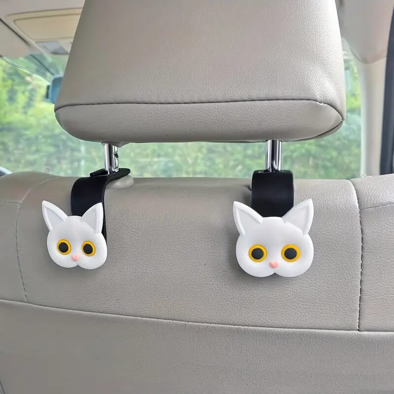 Cat Headrest Hook Set