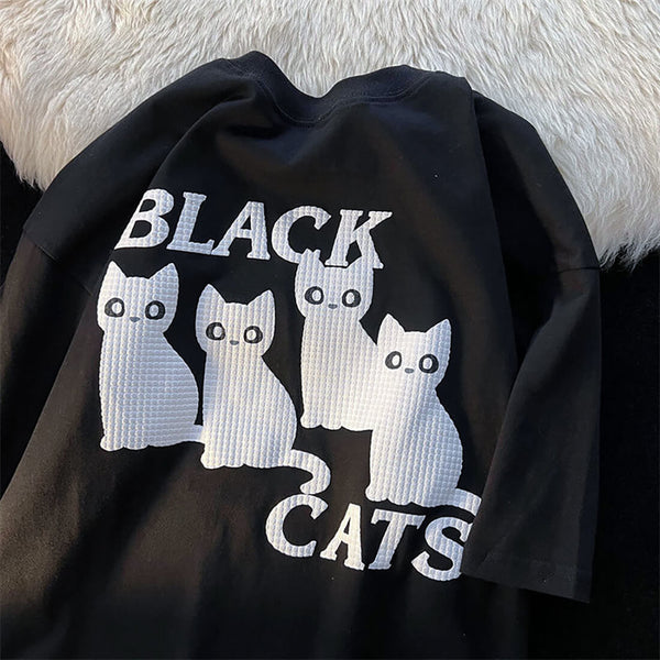 Load image into Gallery viewer, Cute Black Cats T-Shirt
