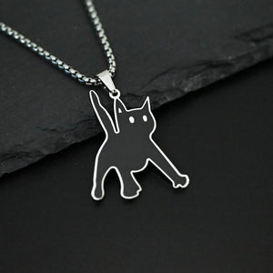 Scared Cat Necklace