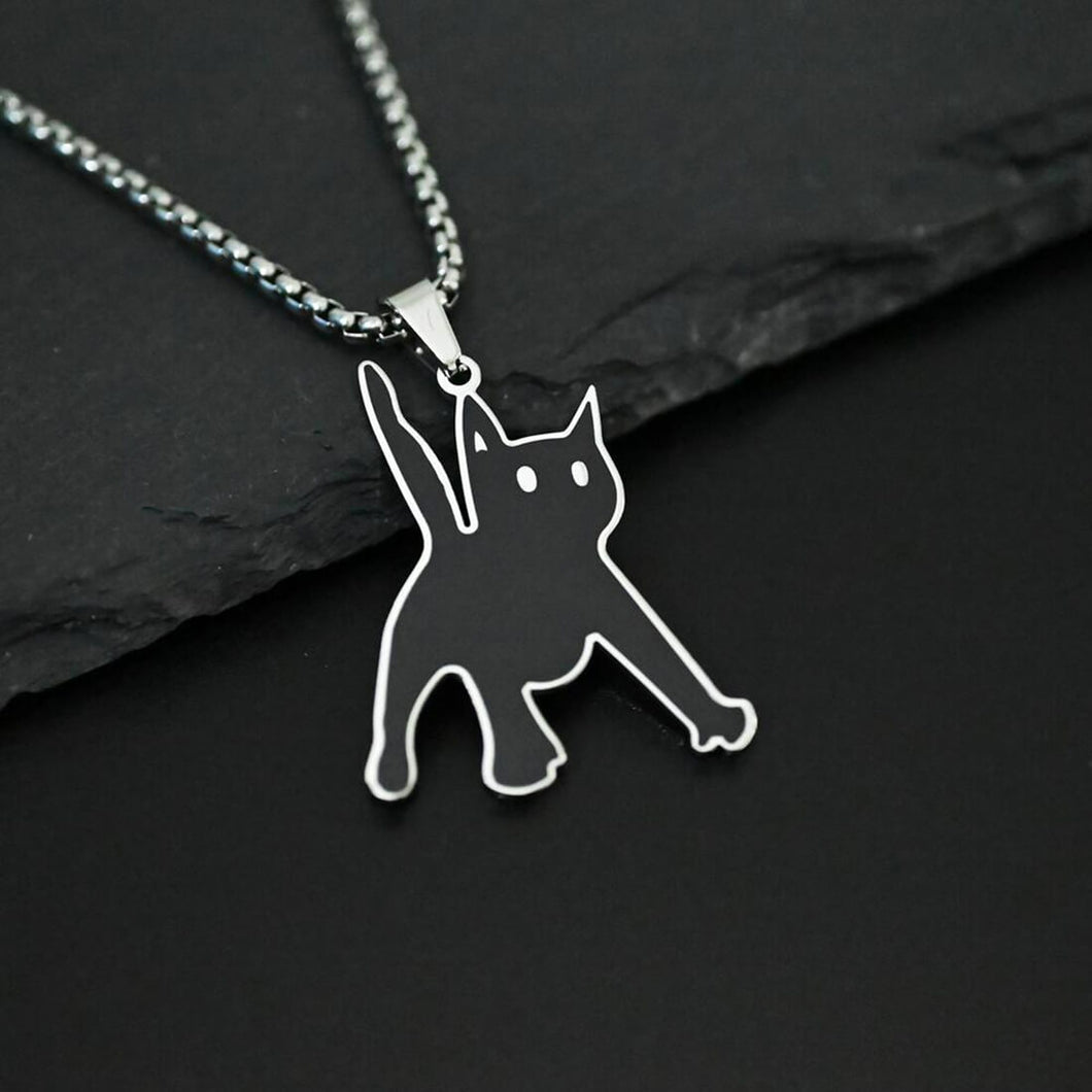 Black Panther Cat Necklace