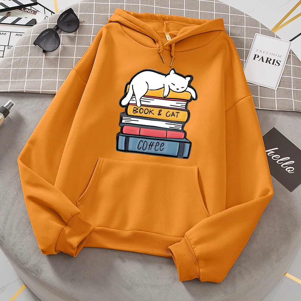 "Coffee, Cats & Books" Sweatshirt