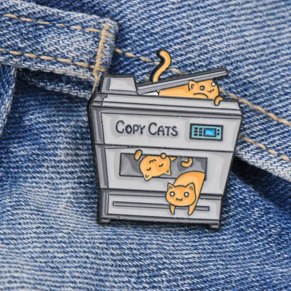 "Copy Cats" Copier Pin