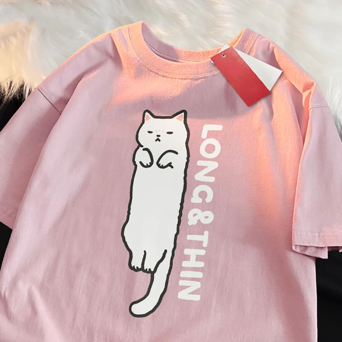 "Long & Thin" Cat T-Shirt