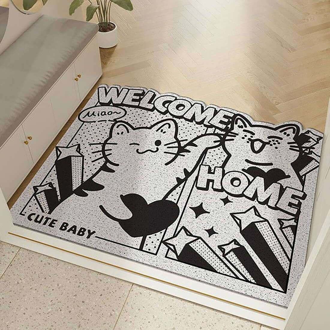 Comic Cat Rug