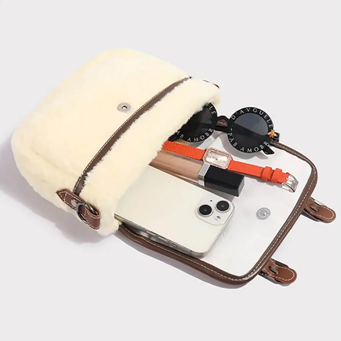 Cute Cat Plush Handbag
