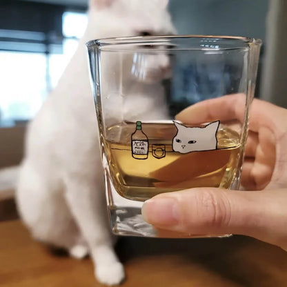 Cheers, cats! Wine Glass