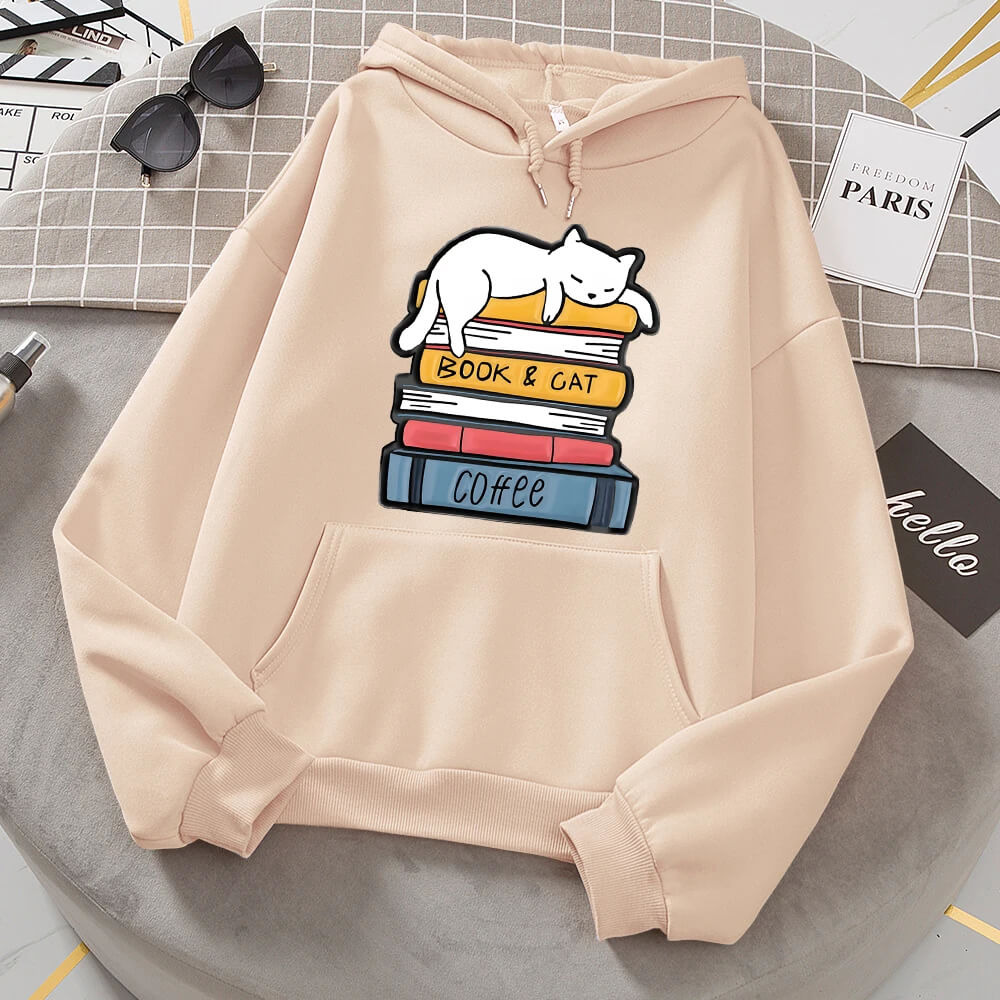 "Coffee, Cats & Books" Sweatshirt